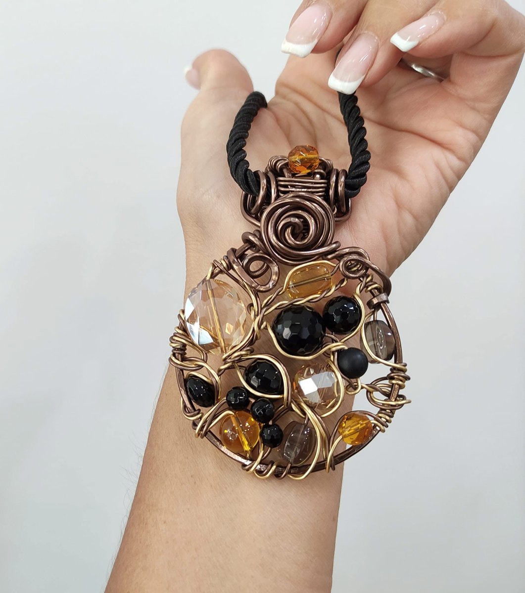 Collana ciondolo rotondo