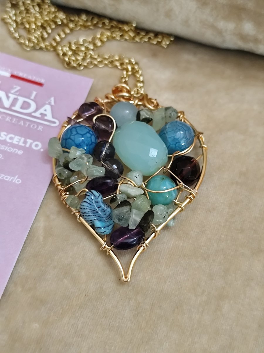 Collana ciondolo goccia