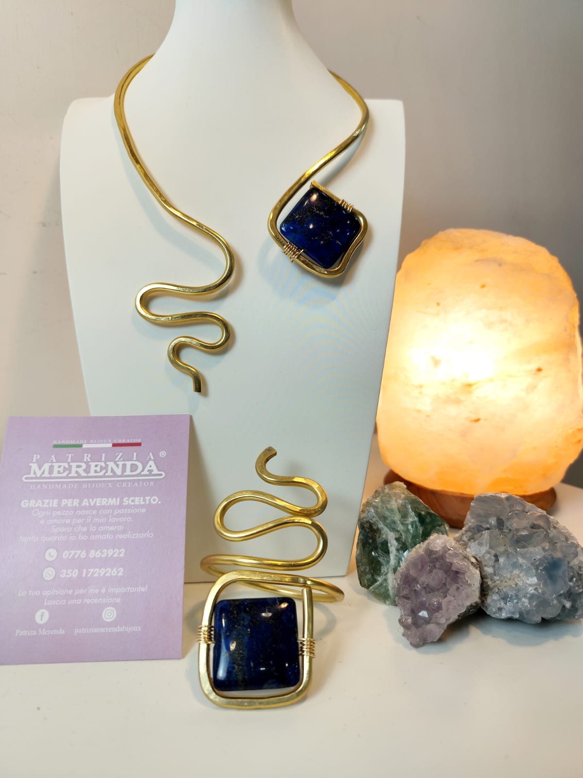 Parure lapis minimal